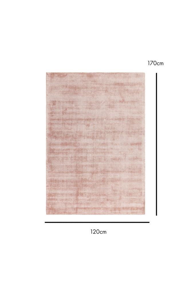 Aston Copper Pink Rug - 3 Sizes Available