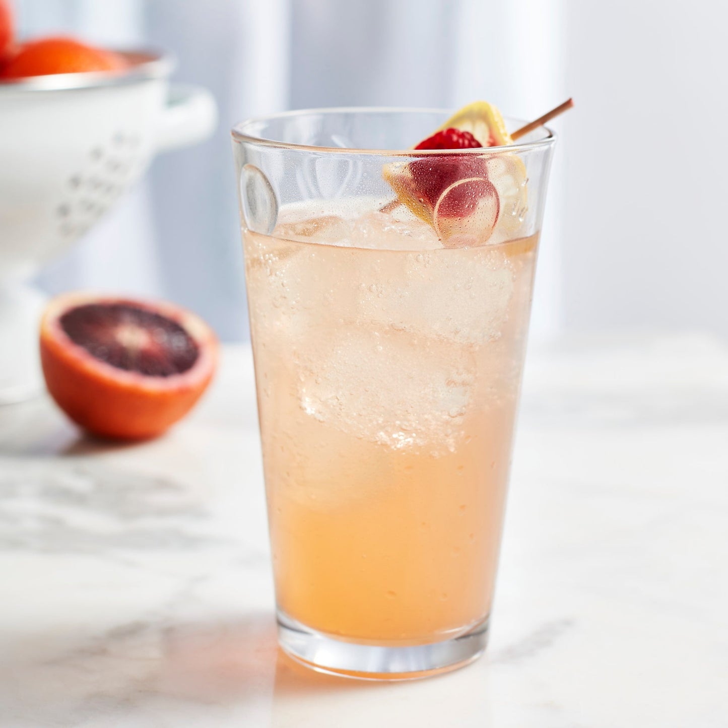 Libbey Reno Patterned Tumbler Glasses, 16 ounce, Set of 8